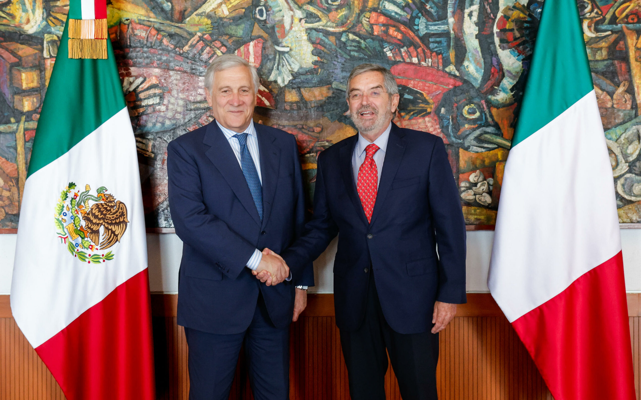 Tajani effettua missione diplomatica in Messico