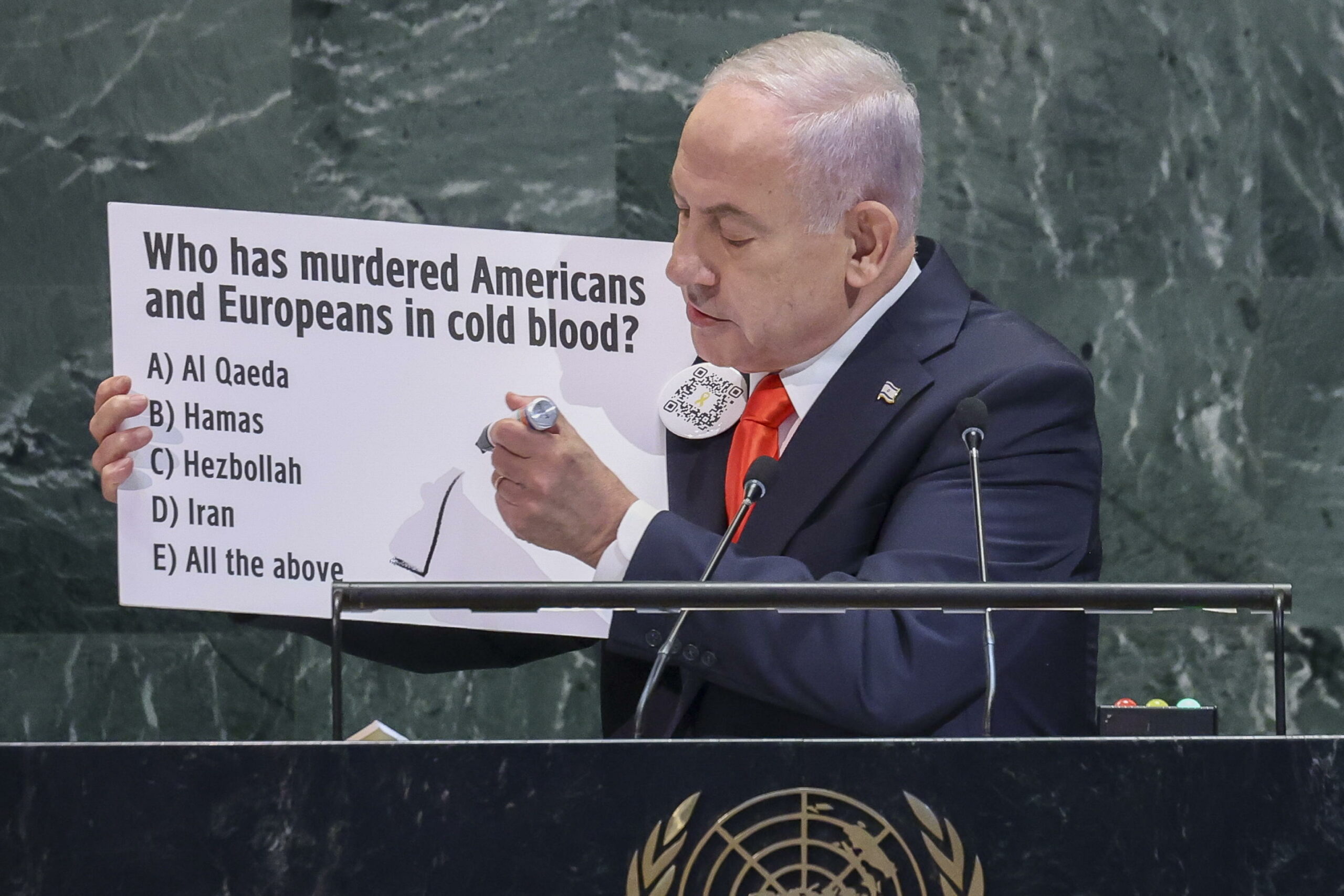 Netanyahu all’Assemblea generale dell’Onu: “Israele deve finire il lavoro a Gaza”