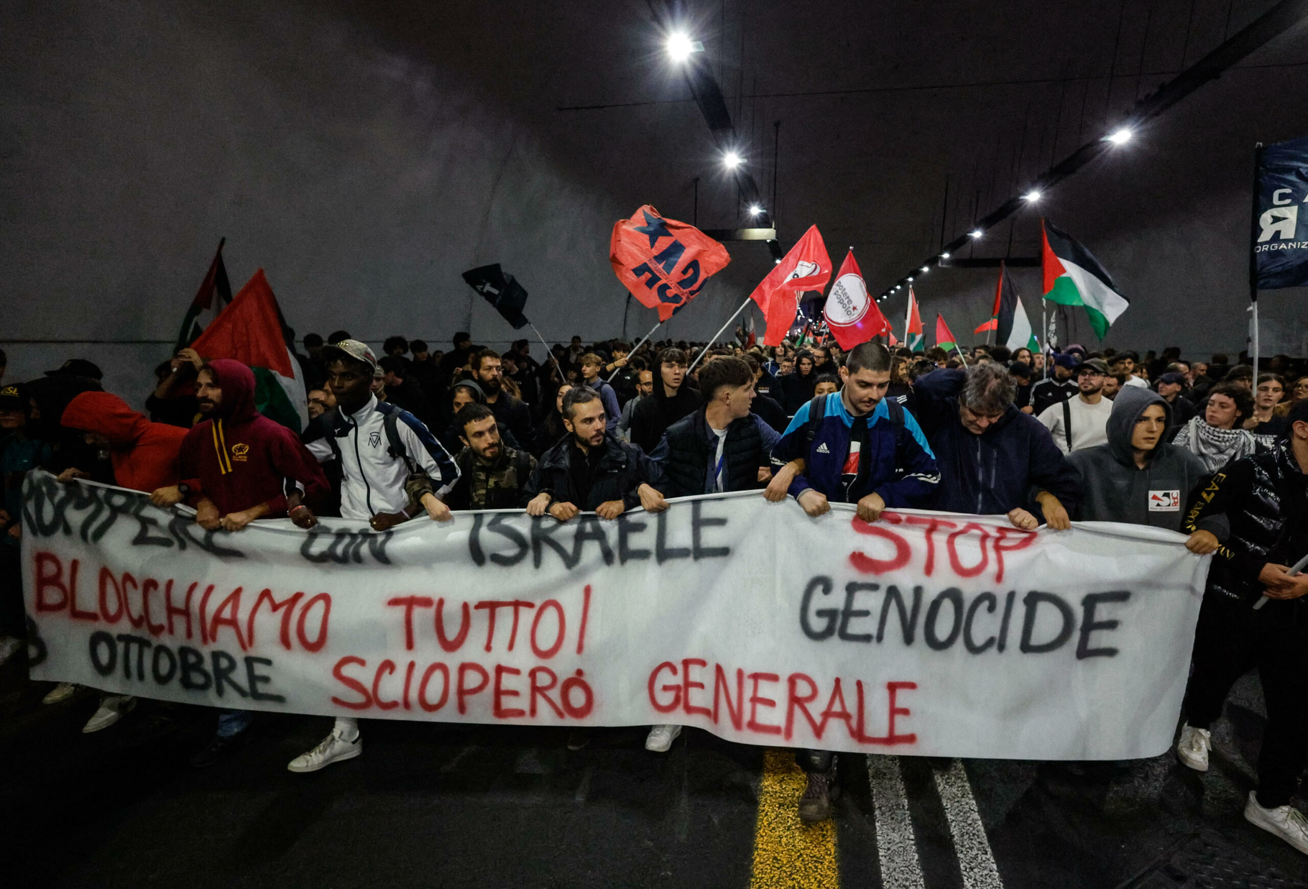 Italia: sindacati indicono sciopero generale per il 3 ottobre in solidarietà alla Global Sumud Flottilla