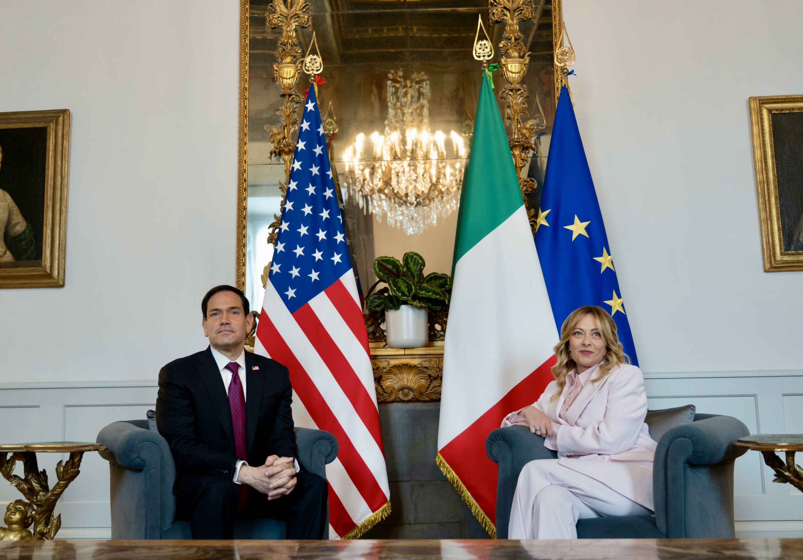 Rubio in Italia: incontro con Meloni e il Papa